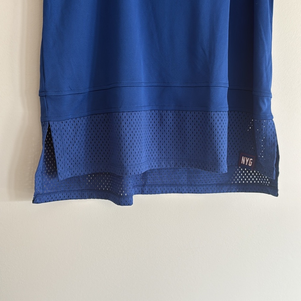 NWT Women’s Fanatics New York Giants Short Sleeve Lace Up Jersey Top Medium - Picture 2 of 8